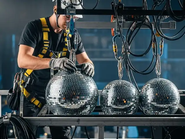 Servicio y mantenimiento profesional de bolas disco